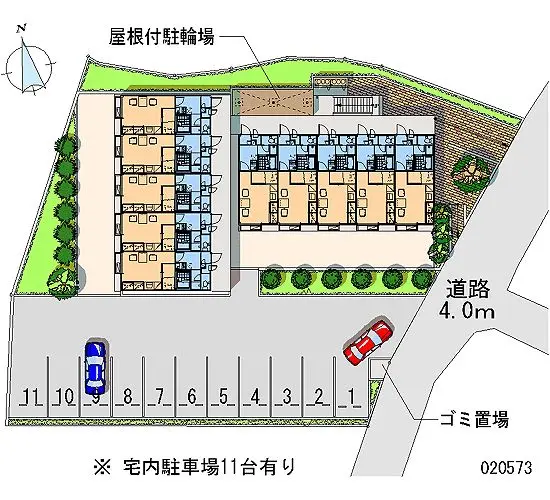 ★手数料０円★町田市常盤町　月極駐車場（LP）